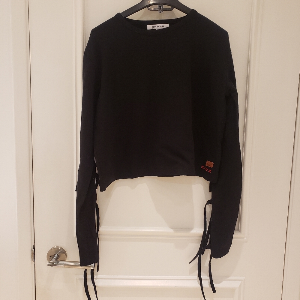 Peace love world top size XS